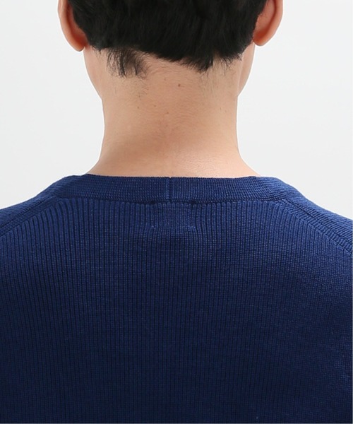 EDIFICE(エディフィス)の「ウール / アクリル ラップカーデ(カーディガン/ボレロ・メンズ・ネイビー/オリーブ/ホワイト×ホワイト/ベージュ系その他・SMALL/MEDIUM/LARGE)」の8枚目の写真