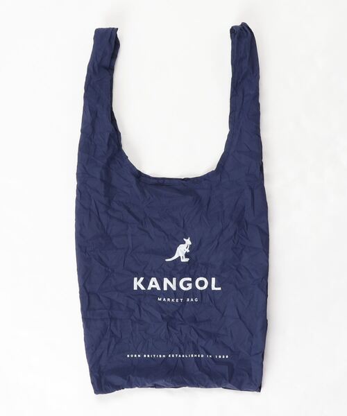 KANGOL(カンゴール)の「【KANGOL / カンゴール】 プリントエコバッグ(エコバッグ/サブバッグ・レディース・ネイビー/ベージュ/グレー・L)」の8枚目の写真