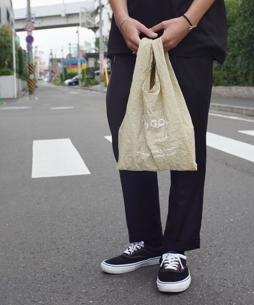 KANGOL(カンゴール)の「【KANGOL / カンゴール】 プリントエコバッグ(エコバッグ/サブバッグ・レディース・ネイビー/ベージュ/グレー・L)」の12枚目の写真