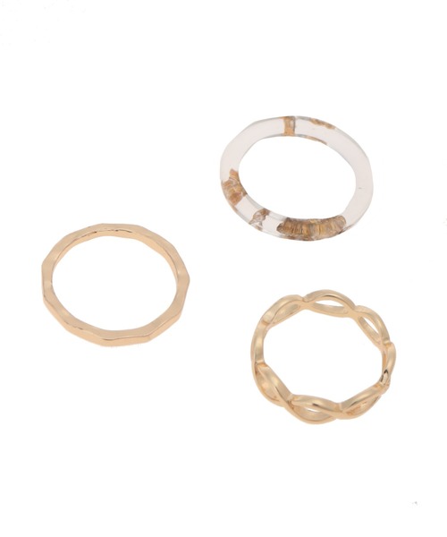 Edit Sheen（エディットシーン）の「スリムラメリングセット（リング・レディース・シルバー/ゴールド・FREE）」の4枚目の写真