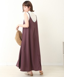 libelle more | カットジョーゼット　ジャンパースカート(ジャンパースカート)