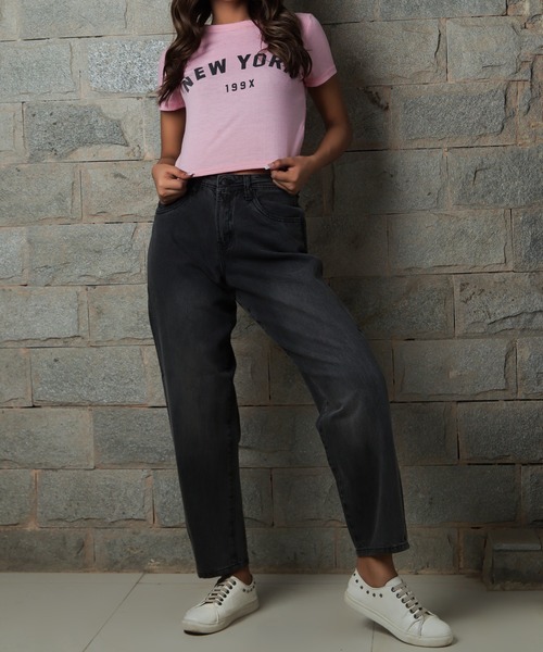 London Denim(ロンドンデニム)の「Packham Ultra Relax Cut ワイド バギー デニム(デニムパンツ・レディース・ライトグレー/グレー/ダークグレー・46/48/50/52)」の17枚目の写真