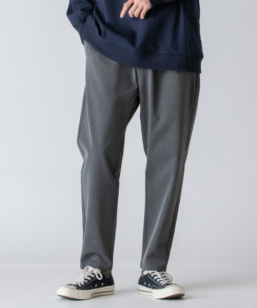 rehacer(レアセル)の「rehacer : Easy Slacks Pants / イージー スラックス パンツ(スラックス・メンズ・ブラック/グレー・LARGE/SMALL/MEDIUM)」の4枚目の写真