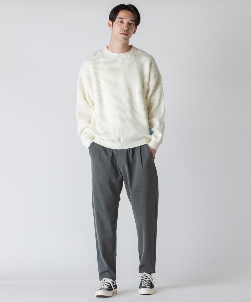 rehacer(レアセル)の「rehacer : Easy Slacks Pants / イージー スラックス パンツ(スラックス・メンズ・ブラック/グレー・LARGE/SMALL/MEDIUM)」の5枚目の写真