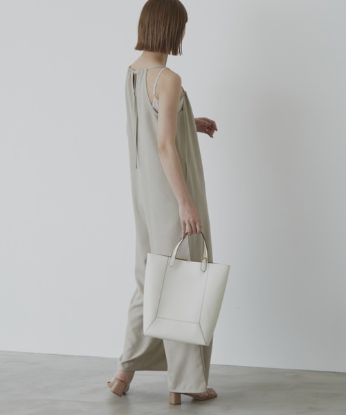 Aunt Marie's(アントマリーズ)の「リラックスサロペット【低身長向けSサイズ展開有】(サロペット/オーバーオール・レディース・ブラック/ベージュ・SMALL/FREE)」の5枚目の写真