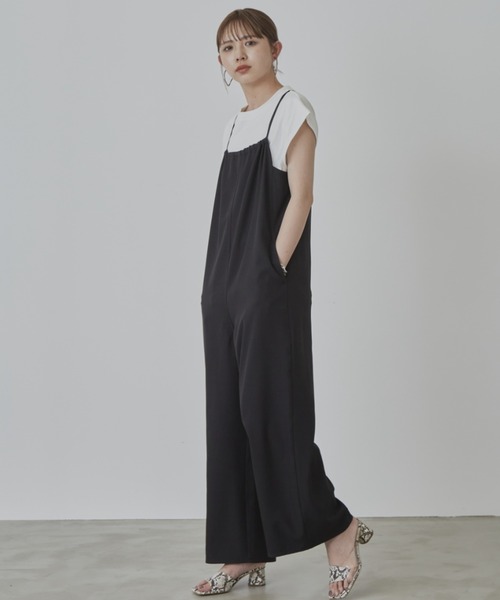 Aunt Marie's(アントマリーズ)の「リラックスサロペット【低身長向けSサイズ展開有】(サロペット/オーバーオール・レディース・ブラック/ベージュ・SMALL/FREE)」の17枚目の写真