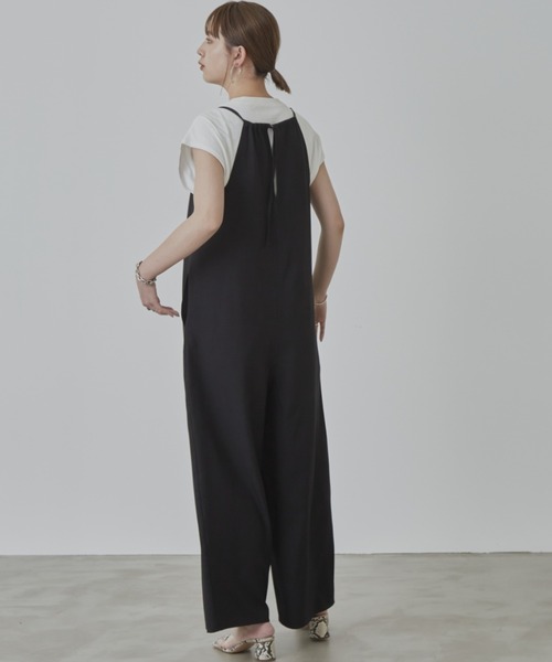 Aunt Marie's(アントマリーズ)の「リラックスサロペット【低身長向けSサイズ展開有】(サロペット/オーバーオール・レディース・ブラック/ベージュ・SMALL/FREE)」の19枚目の写真