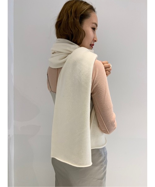 カシミヤロングマフラー　EDIT.FOR LULU エディットフォールル カシミヤロングマフラー EDIT.FOR LULU エディットフォールル