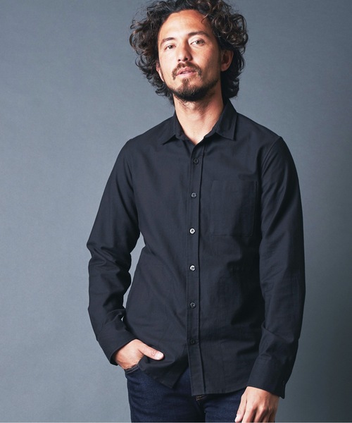 Magine(マージン)の「OXFORD SIDE PKT TRADITIONAL SHIRTS:コットン オックスフォード サイドポケット トラディショナル シャツ(シャツ/ブラウス・メンズ・ホワイト/ブラック/オリーブ・44/46/48)」の1枚目の写真