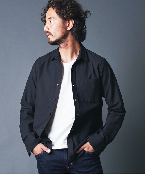 Magine(マージン)の「OXFORD SIDE PKT TRADITIONAL SHIRTS:コットン オックスフォード サイドポケット トラディショナル シャツ(シャツ/ブラウス・メンズ・ホワイト/ブラック/オリーブ・44/46/48)」の16枚目の写真