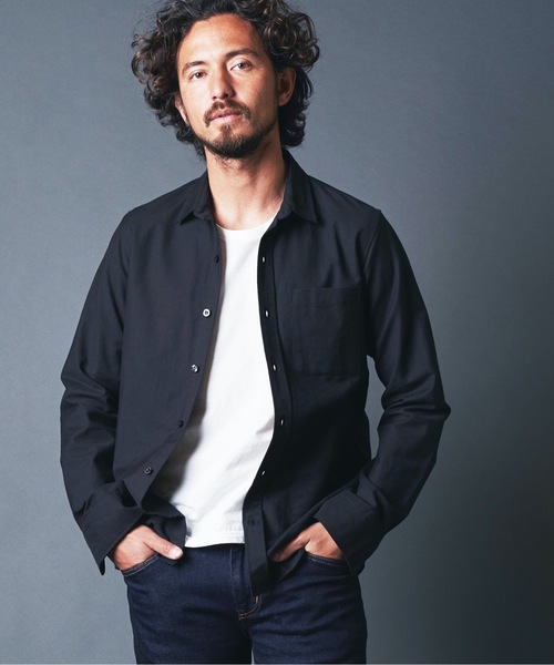 Magine(マージン)の「OXFORD SIDE PKT TRADITIONAL SHIRTS:コットン オックスフォード サイドポケット トラディショナル シャツ(シャツ/ブラウス・メンズ・ホワイト/ブラック/オリーブ・44/46/48)」の4枚目の写真