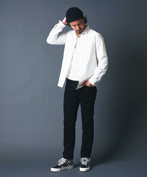 Magine(マージン)の「OXFORD SIDE PKT TRADITIONAL SHIRTS:コットン オックスフォード サイドポケット トラディショナル シャツ(シャツ/ブラウス・メンズ・ホワイト/ブラック/オリーブ・44/46/48)」の17枚目の写真
