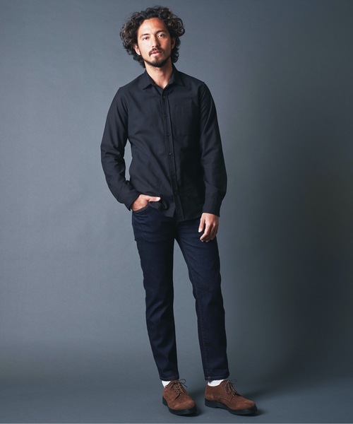 Magine(マージン)の「OXFORD SIDE PKT TRADITIONAL SHIRTS:コットン オックスフォード サイドポケット トラディショナル シャツ(シャツ/ブラウス・メンズ・ホワイト/ブラック/オリーブ・44/46/48)」の18枚目の写真