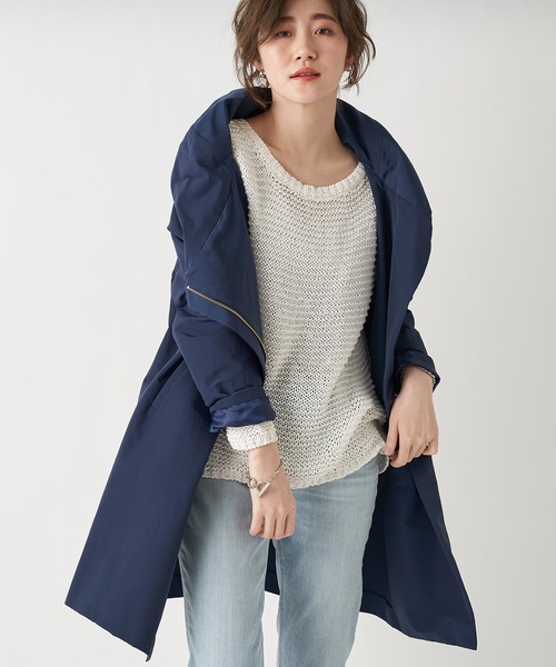 RIVE DROITE（リヴドロワ）の「DELIAルーズニット（ニット/セーター・レディース・オフホワイト/ブラック・FREE）」の3枚目の写真