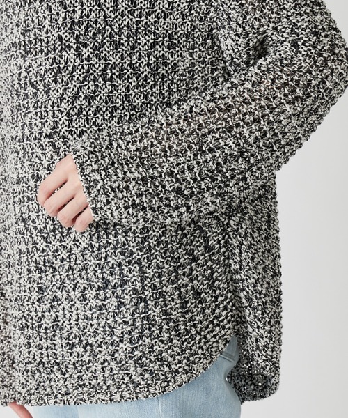 RIVE DROITE（リヴドロワ）の「DELIAルーズニット（ニット/セーター・レディース・オフホワイト/ブラック・FREE）」の19枚目の写真