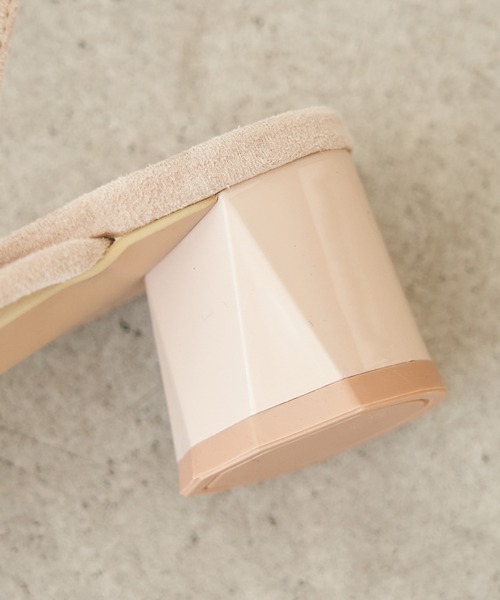 ROPE' PICNIC（ロペピクニック）の「【WEB限定24.5cm】ナローストリングペイントヒールサンダル（サンダル・レディース・ブラック/ベージュ系その他/グリーン・23.5cm/24.5cm/23.0cm/24.0cm）」の8枚目の写真