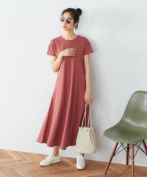 《コットン》 Tシャツワンピース