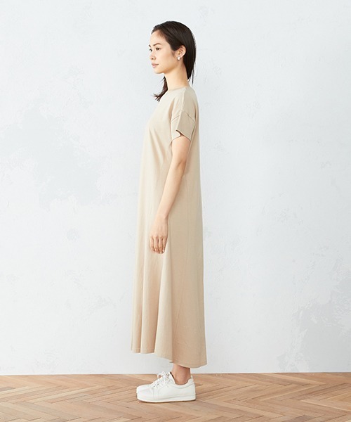 COMME CA ISM（コムサイズム）の「《コットン》 Ｔシャツワンピース（ワンピース・レディース・ブラック/カーキ/ベージュ/ローズ・MEDIUM/LARGE）」の10枚目の写真