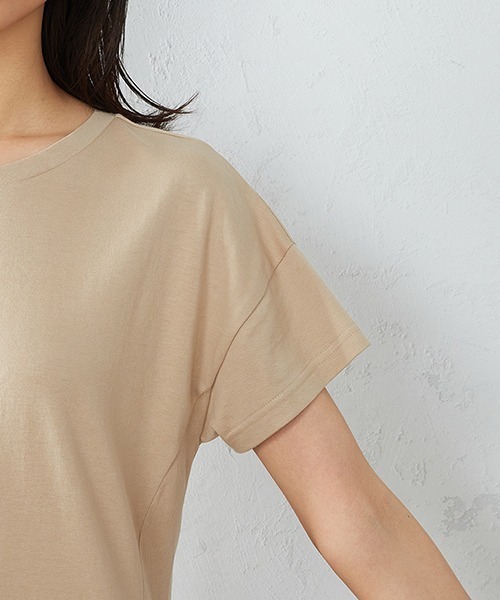 COMME CA ISM（コムサイズム）の「《コットン》 Ｔシャツワンピース（ワンピース・レディース・ブラック/カーキ/ベージュ/ローズ・MEDIUM/LARGE）」の11枚目の写真