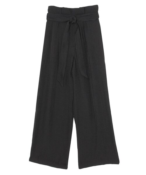 LAGUNAMOON（ラグナムーン）の「シアーワイドパンツ（その他パンツ・レディース・ブラック/ピンク/ベージュ・SMALL/MEDIUM）」の2枚目の写真