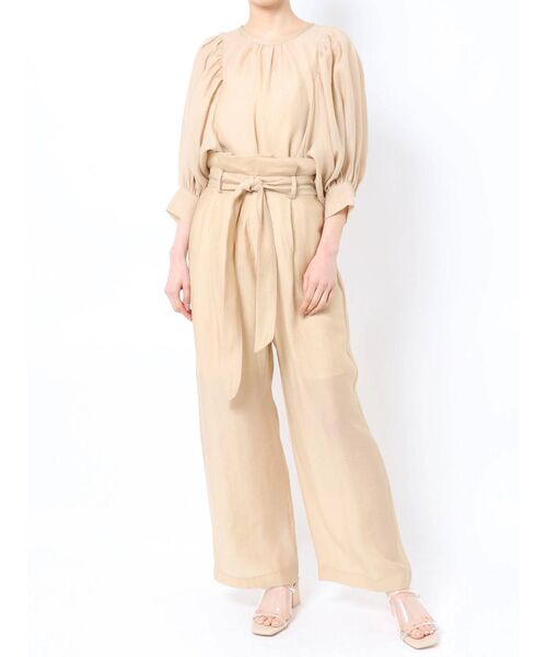 LAGUNAMOON（ラグナムーン）の「シアーワイドパンツ（その他パンツ・レディース・ブラック/ピンク/ベージュ・SMALL/MEDIUM）」の18枚目の写真