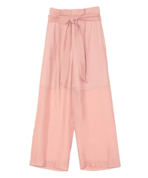 LAGUNAMOON（ラグナムーン）の「シアーワイドパンツ（その他パンツ・レディース・ブラック/ピンク/ベージュ・SMALL/MEDIUM）」の7枚目の写真