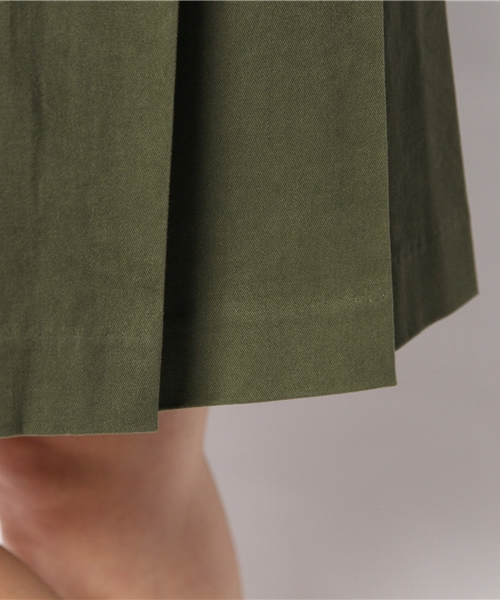 Chico(チコ)の「プリーツミニSKT(スカート・レディース・ベージュ/ダークカーキ・FREE)」の10枚目の写真