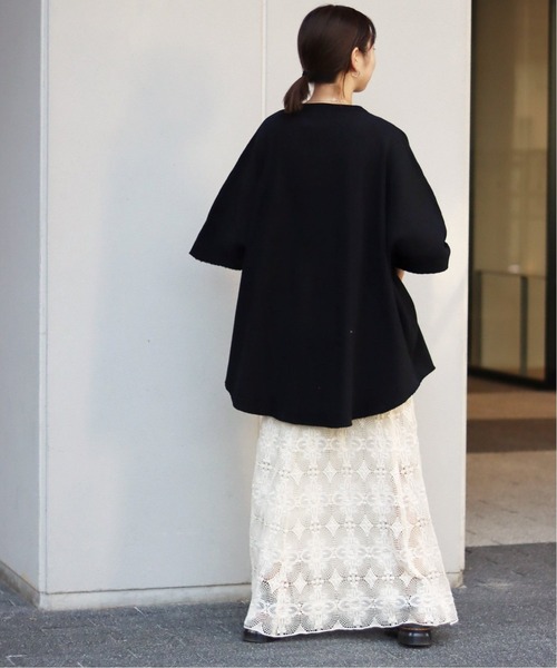 CLANE（クラネ）の「【CLANE/クラネ】 BIG THERMAL TOPS：カットソー◆2（Tシャツ/カットソー・レディース・ブラック/アイボリー・FREE）」の9枚目の写真