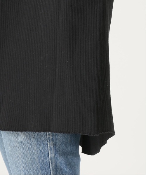 CLANE（クラネ）の「【CLANE/クラネ】 BIG THERMAL TOPS：カットソー◆2（Tシャツ/カットソー・レディース・ブラック/アイボリー・FREE）」の8枚目の写真