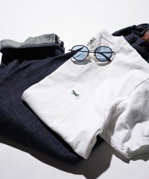 PENNEYS（ぺニーズ）の「PENNEY'S / ペニーズ THE FOX ONE-POINT BASIC CREW SS TEE フォックス ワンポイント 無地Tシャツ（Tシャツ/カットソー）」