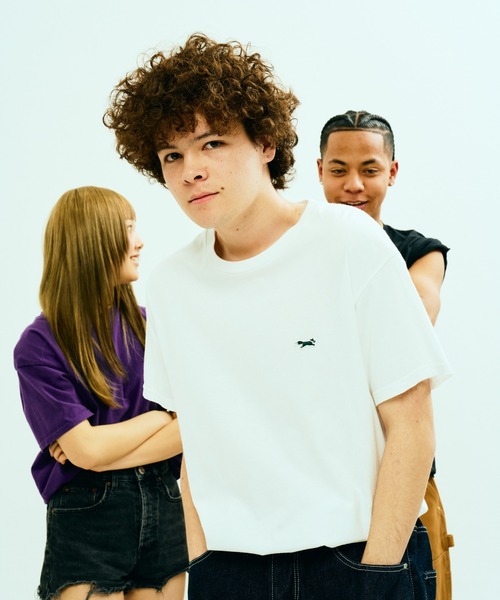 PENNEYS(ぺニーズ)の「PENNEY'S / ペニーズ THE FOX ONE-POINT BASIC CREW SS TEE フォックス ワンポイント 無地Tシャツ(Tシャツ/カットソー・メンズ・ネイビー/パープル/ダークブラウン/サンドベージュ/グリーン/ブラック/ホワイト/グレー/ブルー系/ピンク系・MEDIUM/LARGE/SMALL/X-LARGE)」の19枚目の写真
