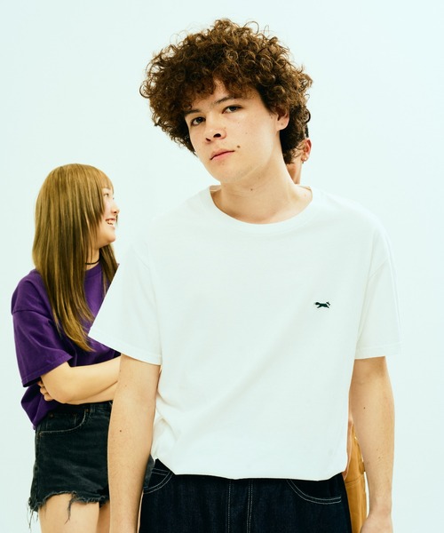 PENNEYS(ぺニーズ)の「PENNEY'S / ペニーズ THE FOX ONE-POINT BASIC CREW SS TEE フォックス ワンポイント 無地Tシャツ(Tシャツ/カットソー・メンズ・ネイビー/パープル/ダークブラウン/サンドベージュ/グリーン/ブラック/ホワイト/グレー/ブルー系/ピンク系・MEDIUM/LARGE/SMALL/X-LARGE)」の20枚目の写真