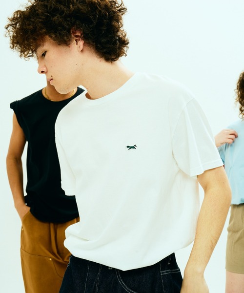 THE FOX ONE-POINT BASIC CREW SS TEE 刺繡素面短袖T恤