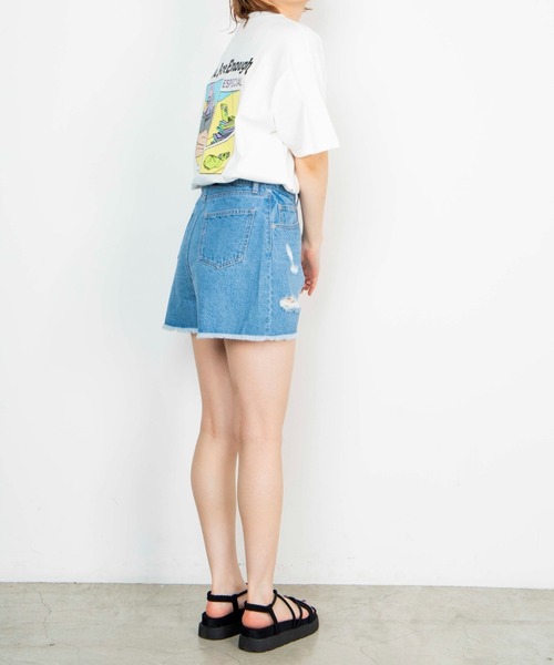 Wego グラフィックビッグシルエットtシャツ