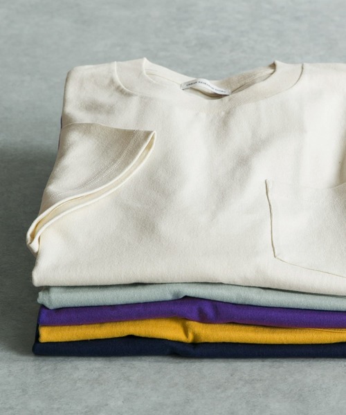 URBAN RESEARCH DOORS（アーバンリサーチドアーズ）の「USAヘビーウェイト半袖Tシャツ（Tシャツ/カットソー・メンズ・ホワイト系その他/パープル/ブルー系その他/ネイビー/イエロー・40/38）」の2枚目の写真