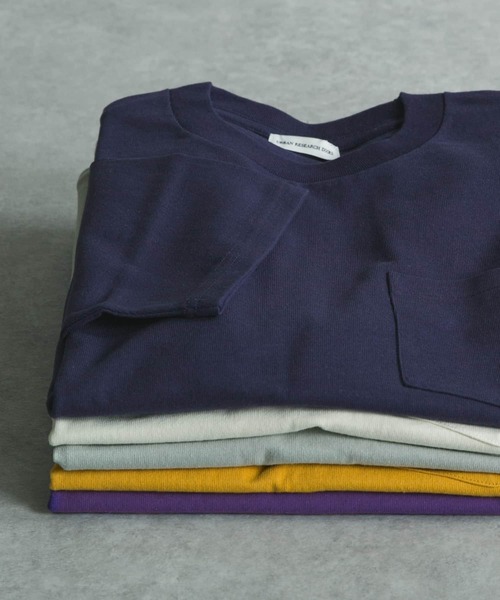 URBAN RESEARCH DOORS（アーバンリサーチドアーズ）の「USAヘビーウェイト半袖Tシャツ（Tシャツ/カットソー・メンズ・ホワイト系その他/パープル/ブルー系その他/ネイビー/イエロー・40/38）」の3枚目の写真