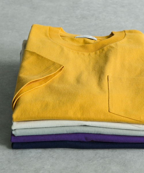 URBAN RESEARCH DOORS（アーバンリサーチドアーズ）の「USAヘビーウェイト半袖Tシャツ（Tシャツ/カットソー・メンズ・ホワイト系その他/パープル/ブルー系その他/ネイビー/イエロー・40/38）」の5枚目の写真