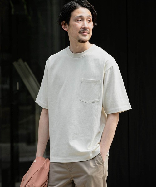 URBAN RESEARCH DOORS（アーバンリサーチドアーズ）の「USAヘビーウェイト半袖Tシャツ（Tシャツ/カットソー・メンズ・ホワイト系その他/パープル/ブルー系その他/ネイビー/イエロー・40/38）」の11枚目の写真