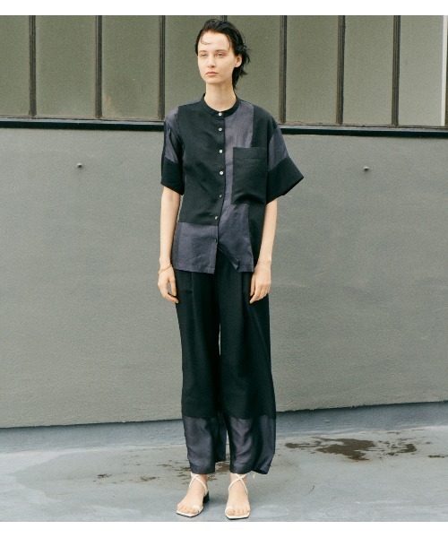 LE CIEL BLEU（ルシェルブルー）の「Contrasting Fabric Pants