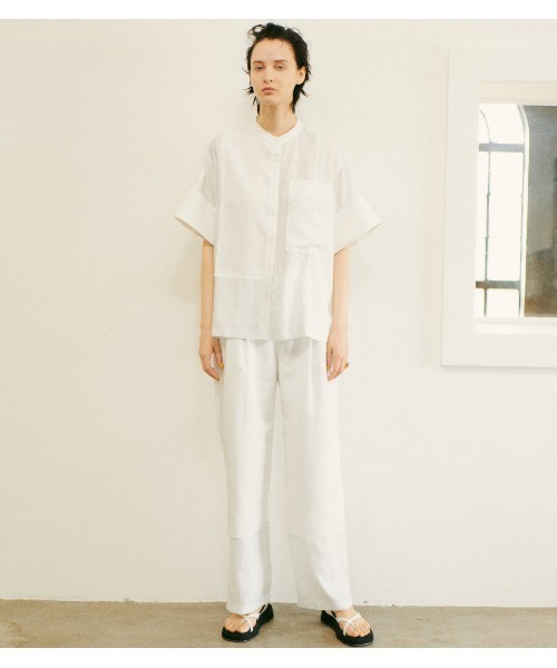 【お値下げしました】White Printed Pants ルシェルブルー お値下げしました】White Printed Pants ルシェルブルー - メルカリ