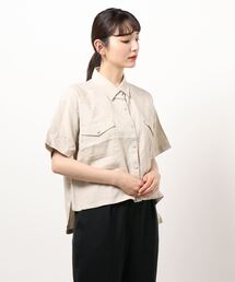 RAG MACHINE | 【RAG MACHINE】ドットボタン半袖シャツ(シャツ/ブラウス)