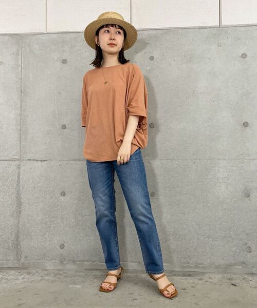 fredy repit（フレディレピ）の「タックドルマントップス（Tシャツ/カットソー・レディース・ブラック/ベージュ/オフホワイト・38）」の5枚目の写真