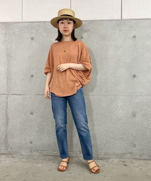 fredy repit（フレディレピ）の「タックドルマントップス（Tシャツ/カットソー・レディース・ブラック/ベージュ/オフホワイト・38）」の7枚目の写真
