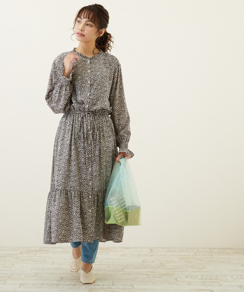 ROOTOTE（ルートート）の「ルートート/ 【直営店限定】 ミニエコバッグ オーガンジー ルーショッパー EU.RS.MID.SKE-A（エコバッグ/サブバッグ・レディース・ブラック系その他/ベージュ系その他5/グリーン系その他4/ブルー系その他3/ブルー系その他6/ピンク系その他2・FREE）」の11枚目の写真