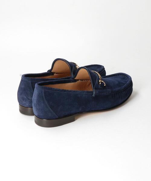 Hyusto(ヒュースト)の「Hyusto(ヒュースト)MICK SUE LOAFERS(ローファー・メンズ・ネイビー/ブラウン・40/41/43/42)」の5枚目の写真