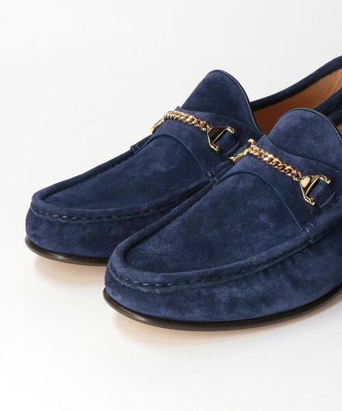 Hyusto(ヒュースト)の「Hyusto(ヒュースト)MICK SUE LOAFERS(ローファー・メンズ・ネイビー/ブラウン・40/41/43/42)」の7枚目の写真