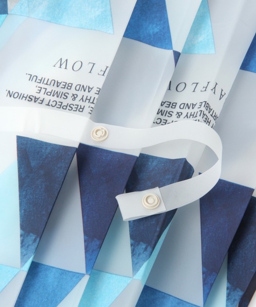 BAYFLOW（ベイフロー）の「BF　21ビニール傘（長傘・レディース・ブルー・0）」の6枚目の写真