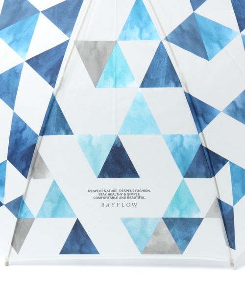 BAYFLOW（ベイフロー）の「BF　21ビニール傘（長傘・レディース・ブルー・0）」の7枚目の写真