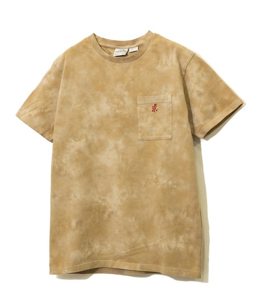 Gramicci（グラミチ）の「GRAMICCI/グラミチ 　 TIE DYE ONE POINT TEE（Tシャツ/カットソー・メンズ・ベージュ/パープル/オリーブ・MEDIUM/LARGE/X-LARGE）」の14枚目の写真