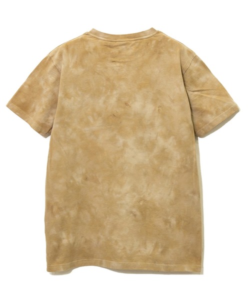 Gramicci（グラミチ）の「GRAMICCI/グラミチ 　 TIE DYE ONE POINT TEE（Tシャツ/カットソー・メンズ・ベージュ/パープル/オリーブ・MEDIUM/LARGE/X-LARGE）」の12枚目の写真